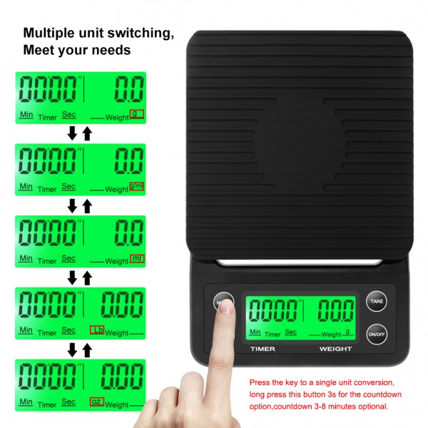 DIGITAL SCALE- BLACK