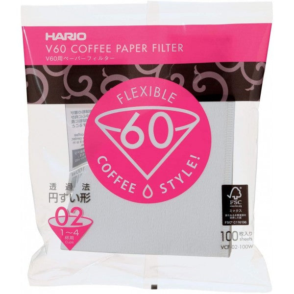 Hario Filter V60 02 Bleached Bag 100PCS