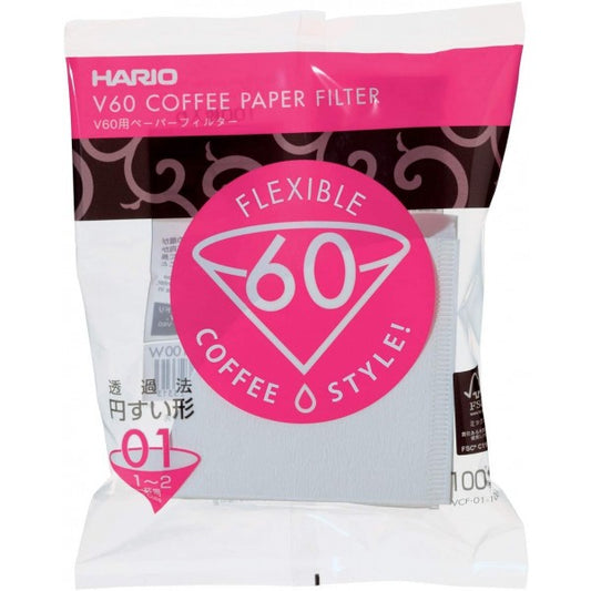 Hario Filter V60 01 Bleached Bag 100PCS